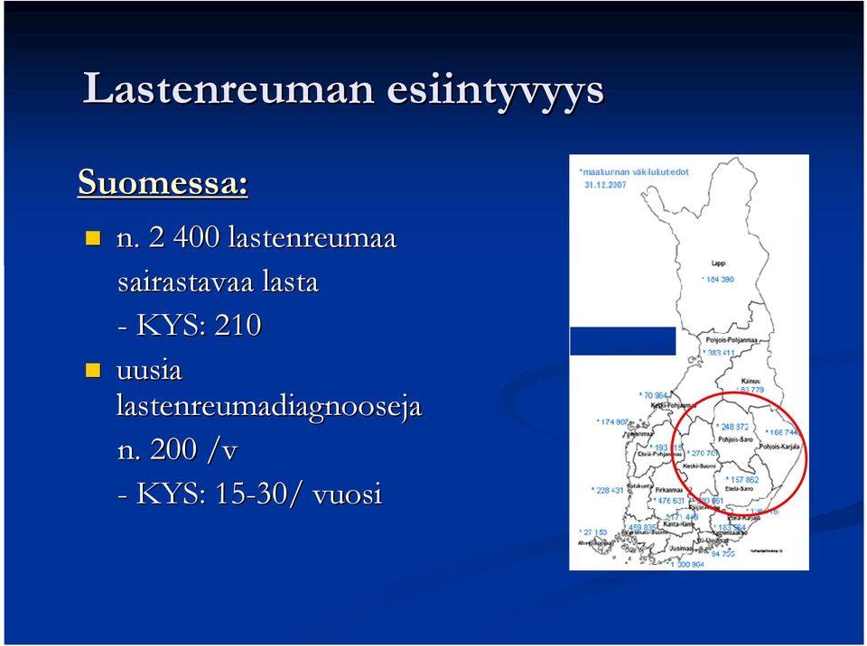 lasta - KYS: 210 uusia