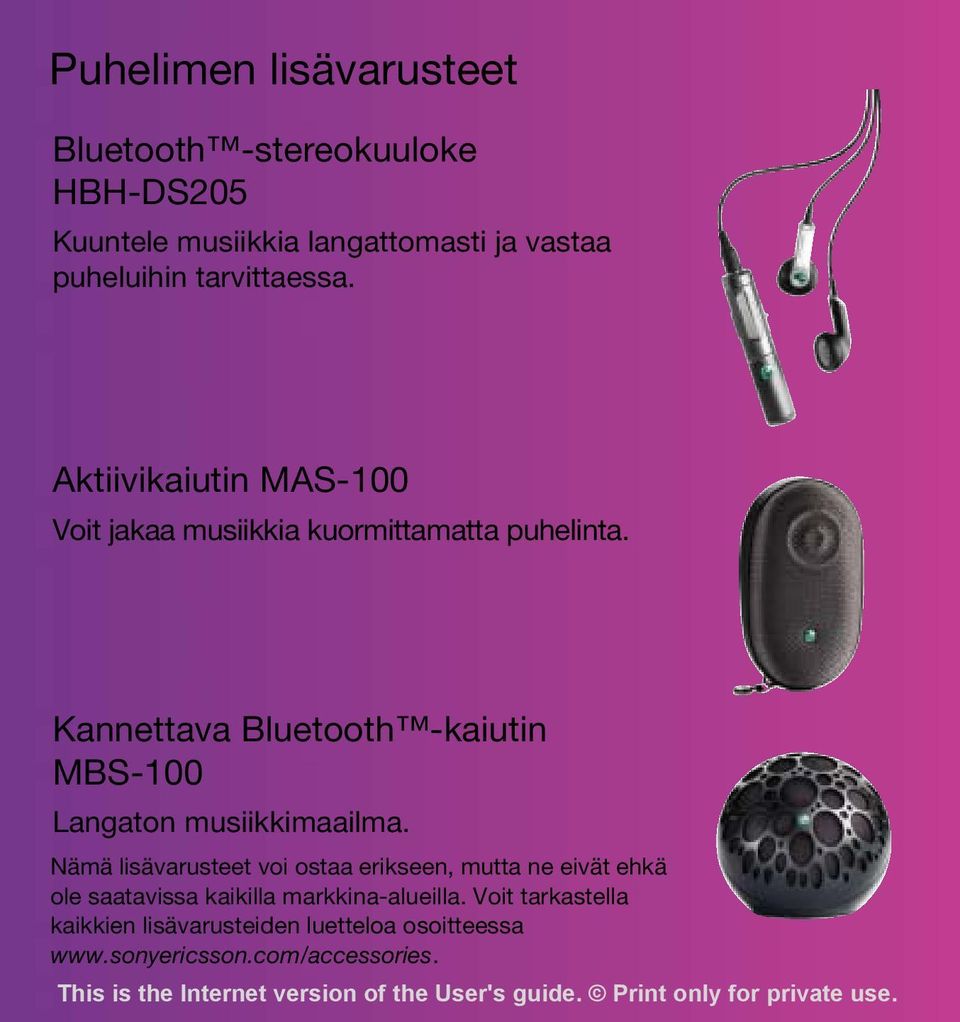 Kannettava Bluetooth -kaiutin MBS-100 Langaton musiikkimaailma.