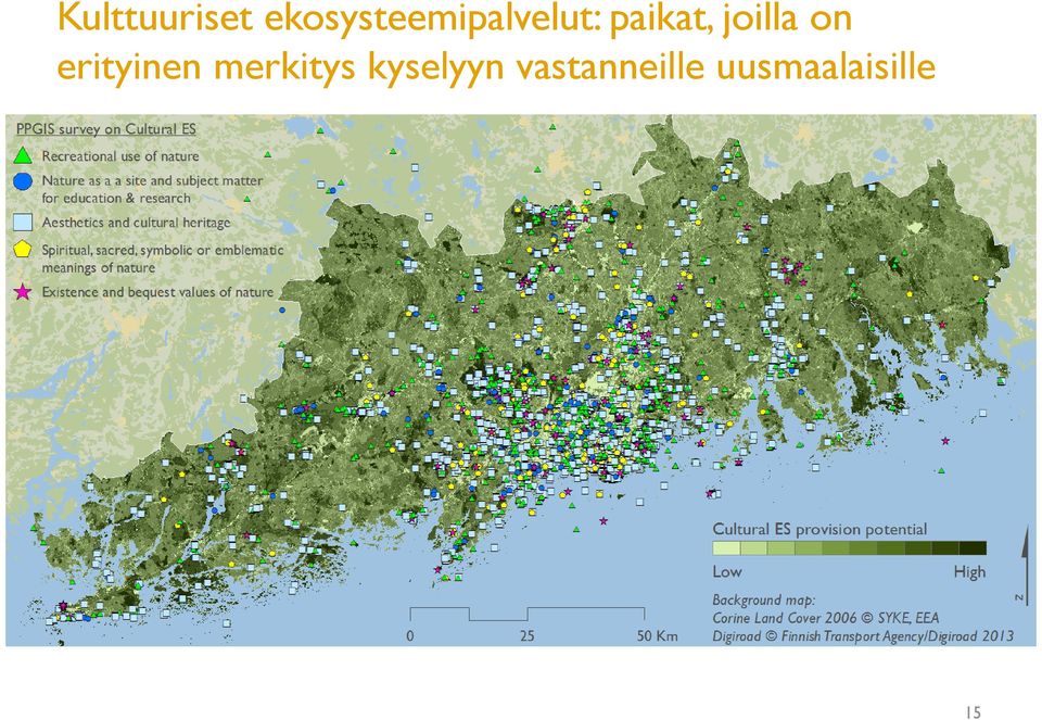 paikat, joilla on erityinen