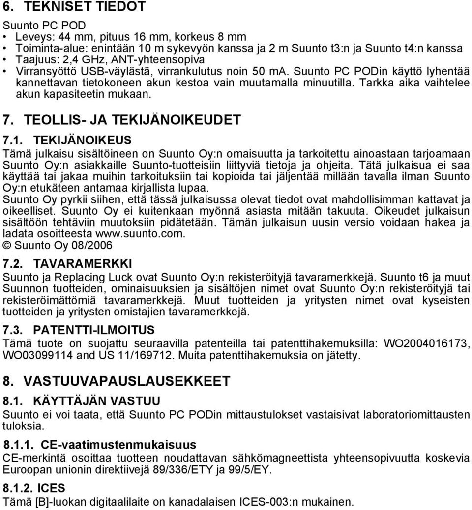 TEOLLIS- JA TEKIJÄNOIKEUDET 7.1.