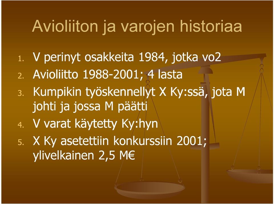 Avioliitto 1988-2001; 4 lasta 3.