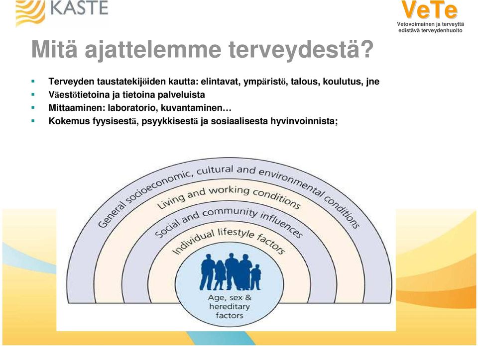 talous, koulutus, jne Väestötietoina ja tietoina palveluista