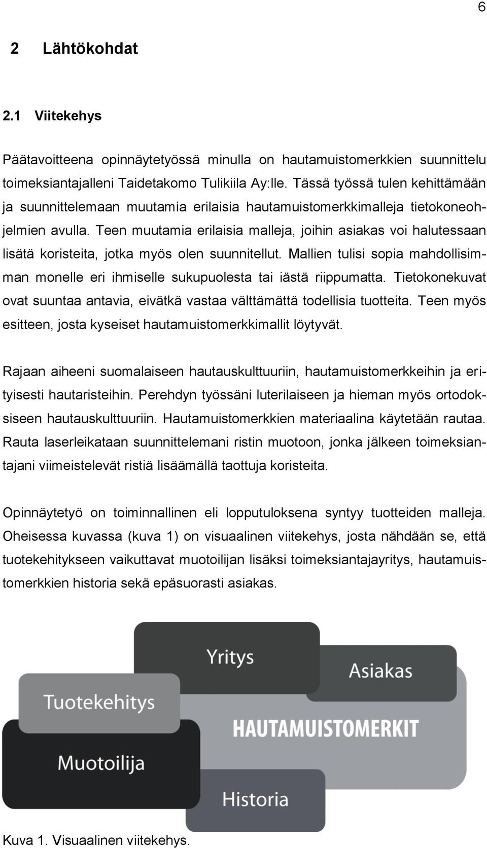 Teen muutamia erilaisia malleja, joihin asiakas voi halutessaan lisätä koristeita, jotka myös olen suunnitellut.