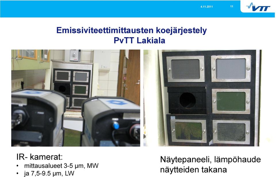 kamerat: mittausalueet 3-5 µm, MW ja