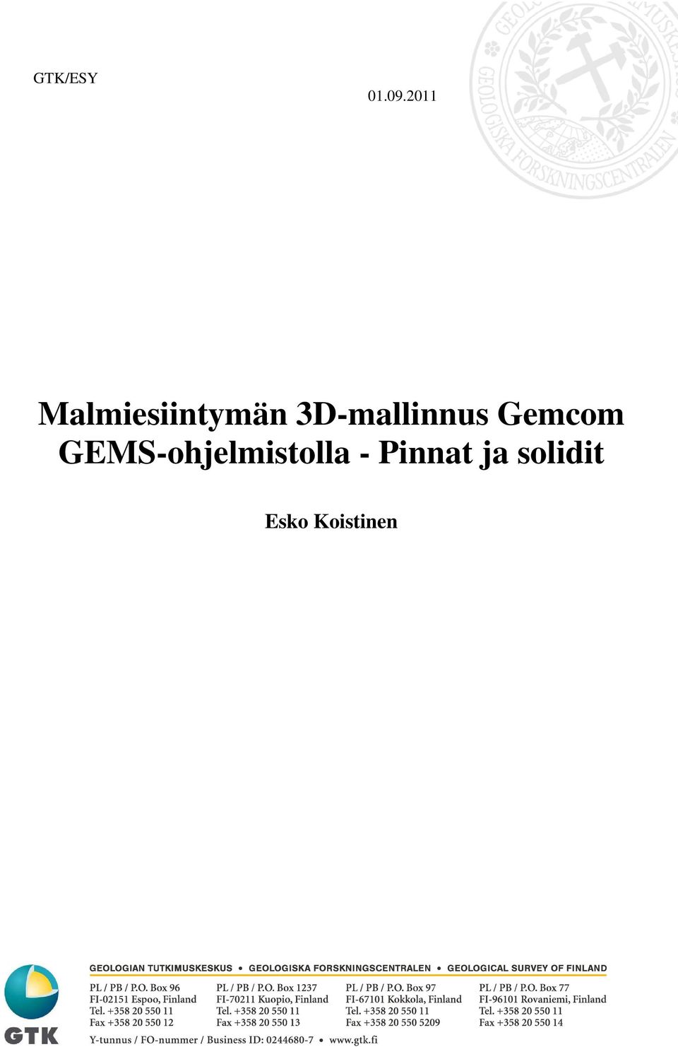 3Dmallinnus Gemcom