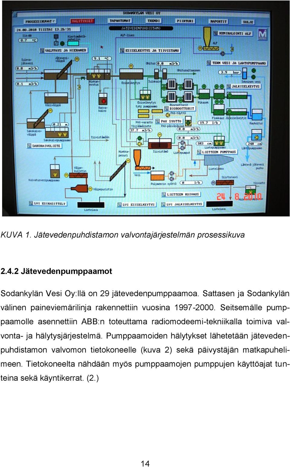 Seitsemälle pumppaamolle asennettiin ABB:n toteuttama radiomodeemi-tekniikalla toimiva valvonta- ja hälytysjärjestelmä.