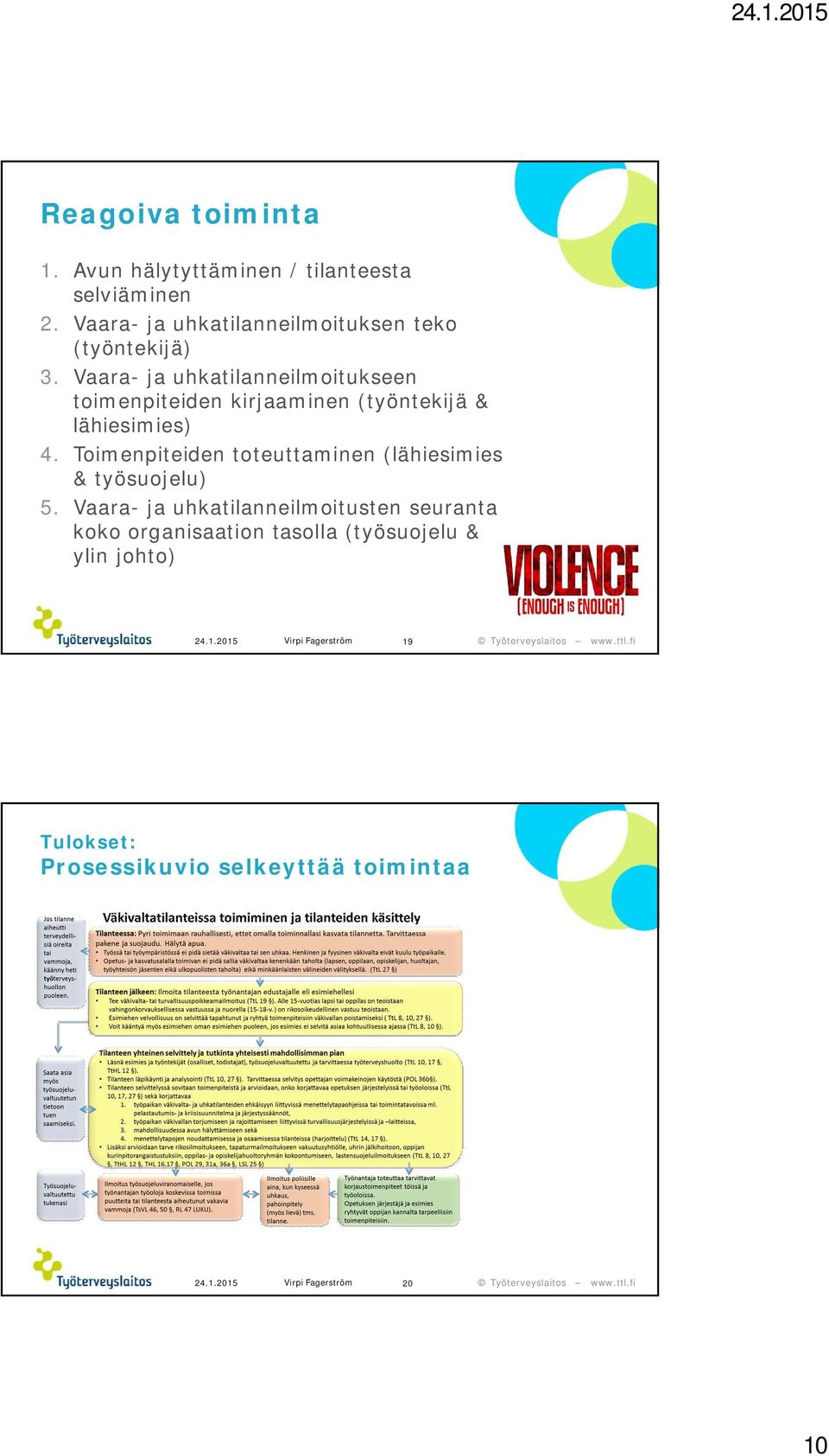 Vaara- ja uhkatilanneilmoitukseen toimenpiteiden kirjaaminen (työntekijä & lähiesimies) 4.