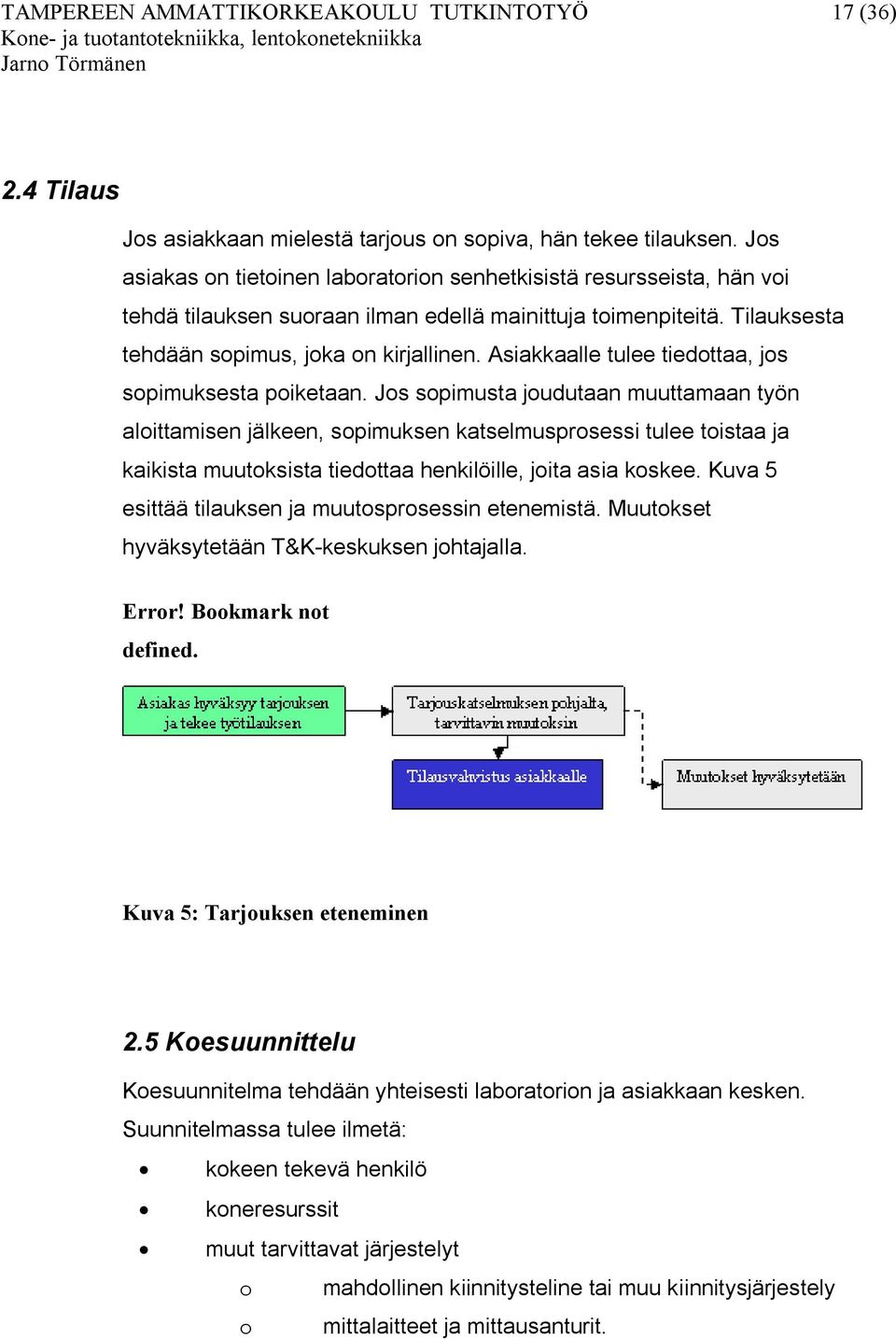 Asiakkaalle tulee tiedottaa, jos sopimuksesta poiketaan.