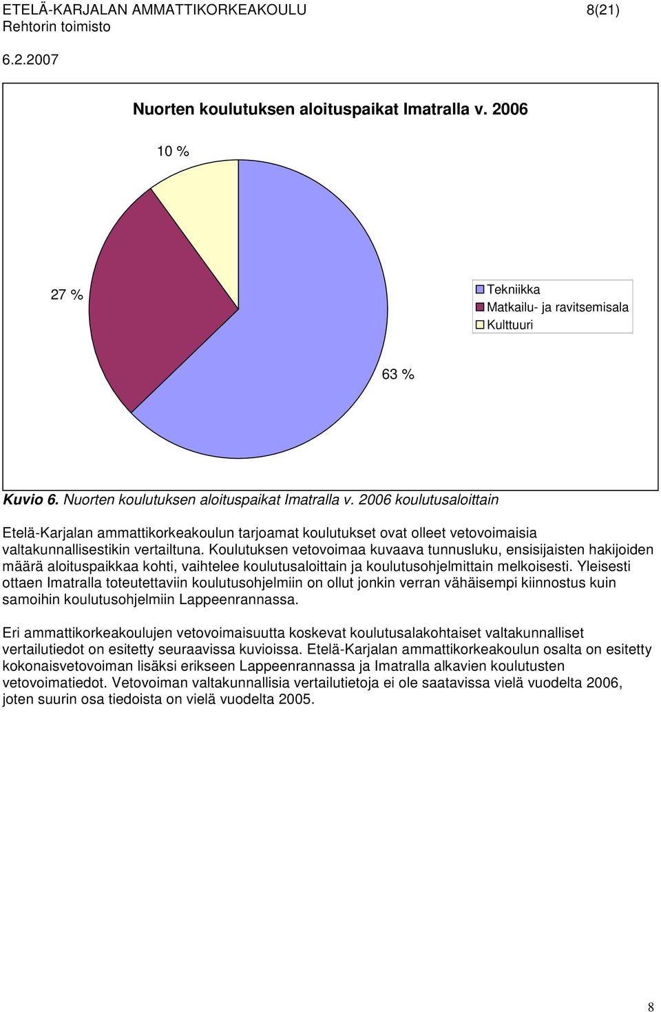 Koulutuksen vetovoimaa kuvaava tunnusluku, ensisijaisten hakijoiden määrä aloituspaikkaa kohti, vaihtelee koulutusaloittain ja koulutusohjelmittain melkoisesti.