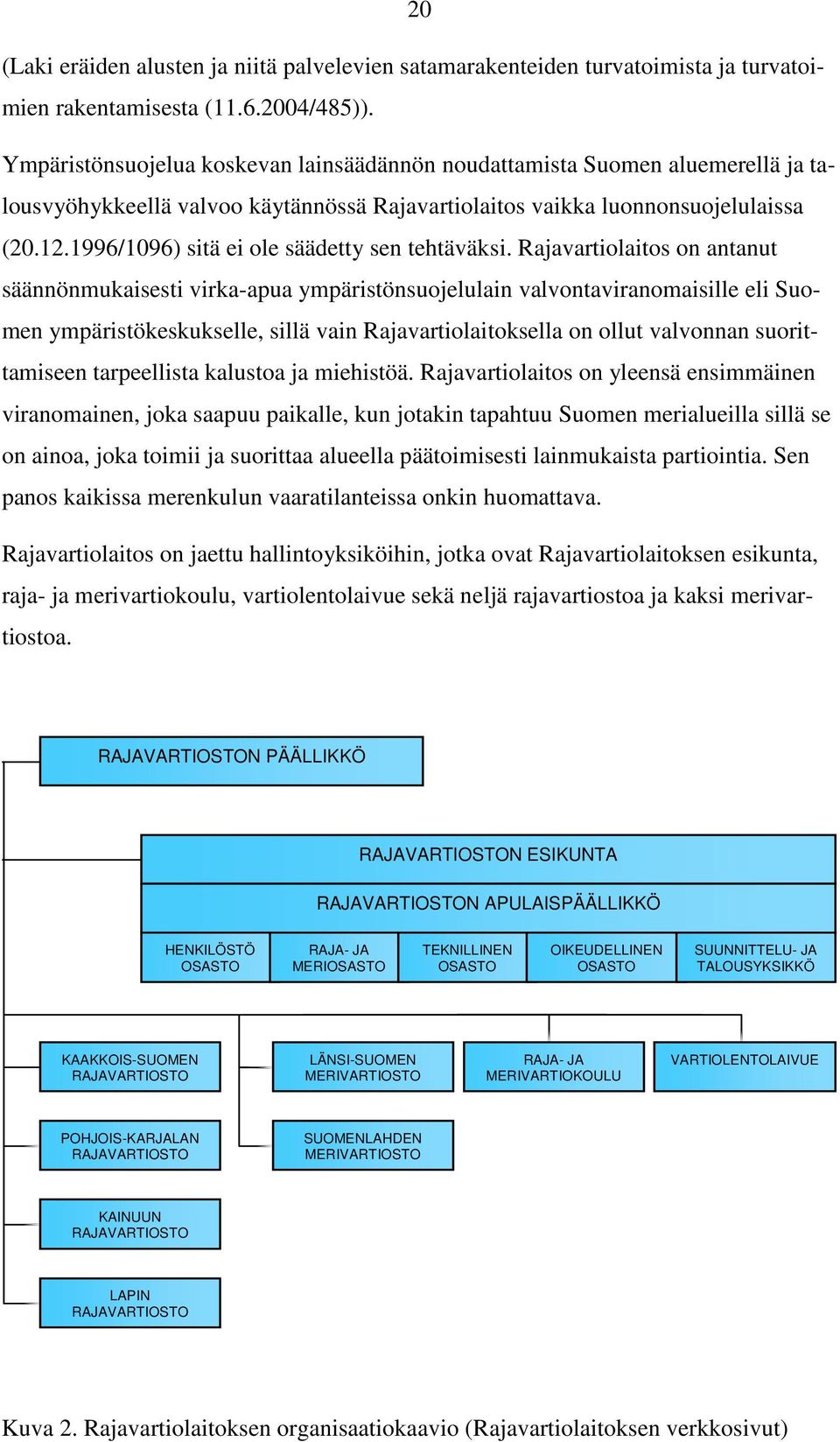 1996/1096) sitä ei ole säädetty sen tehtäväksi.