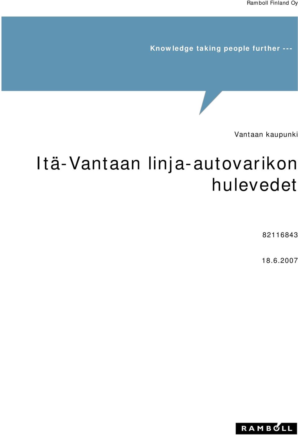 kaupunki Itä Vantaan linja