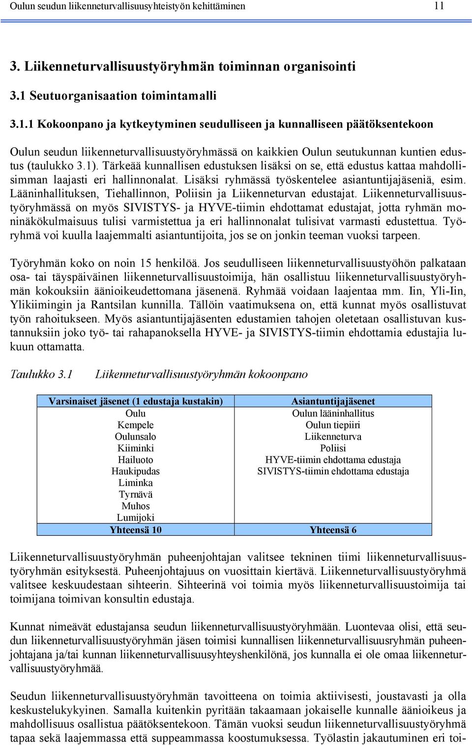 Seutuorganisaation toimintamalli 3.1.