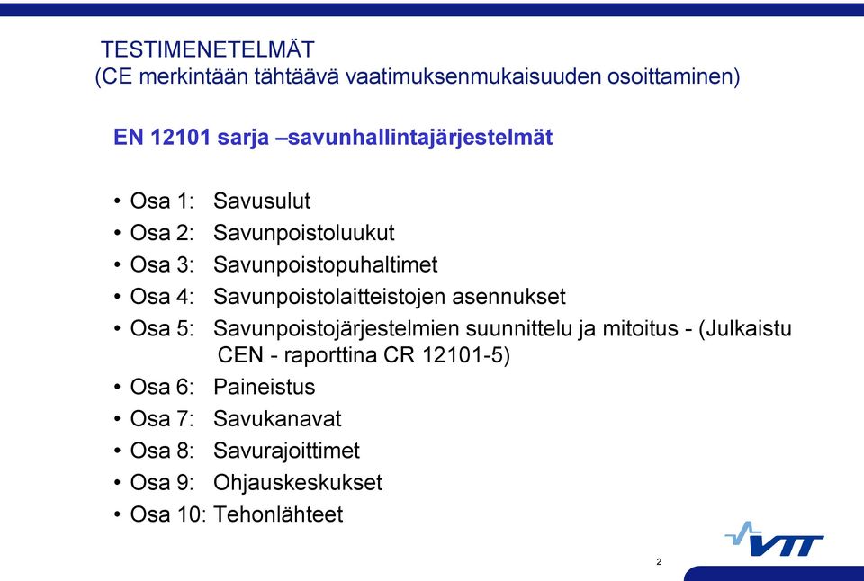 Savunpoistolaitteistojen asennukset Osa 5: Savunpoistojärjestelmien suunnittelu ja mitoitus - (Julkaistu CEN