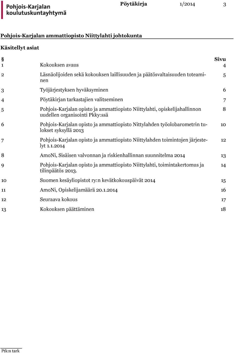 työolobarometrin tulokset syksyllä 2013