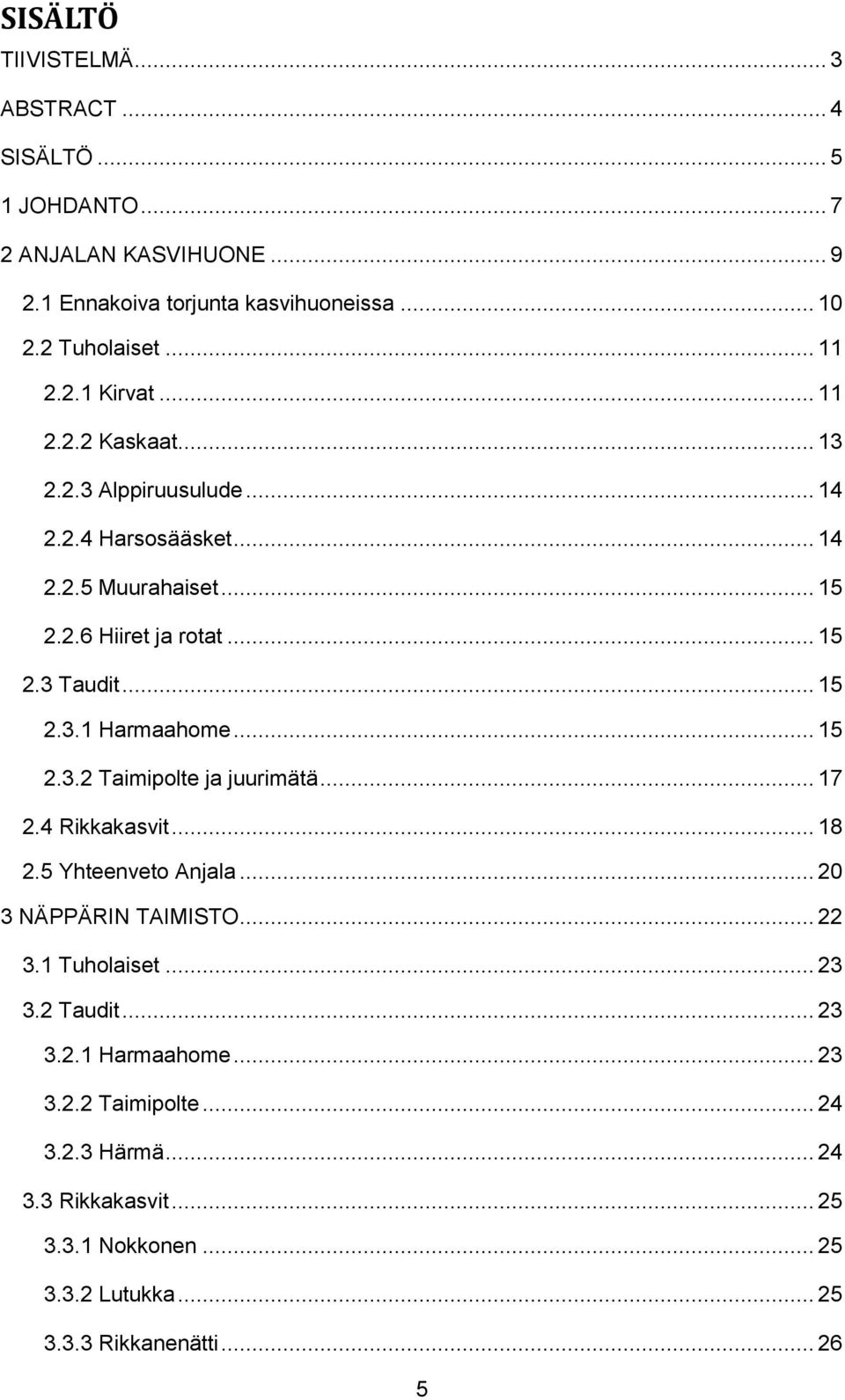 .. 15 2.3.2 Taimipolte ja juurimätä... 17 2.4 Rikkakasvit... 18 2.5 Yhteenveto Anjala... 20 3 NÄPPÄRIN TAIMISTO... 22 3.1 Tuholaiset... 23 3.2 Taudit... 23 3.2.1 Harmaahome.