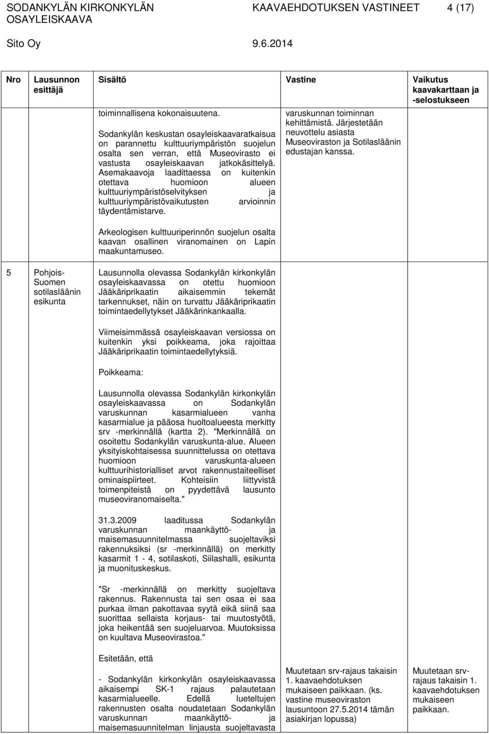 Asemakaavoja laadittaessa on kuitenkin otettava huomioon alueen kulttuuriympäristöselvityksen ja kulttuuriympäristövaikutusten arvioinnin täydentämistarve.