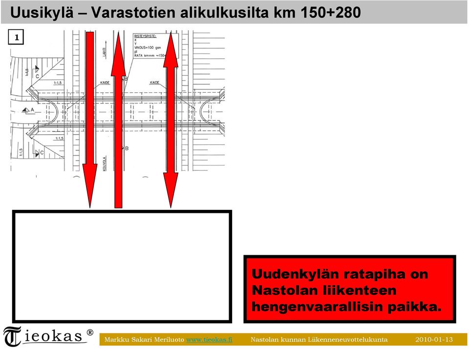 liikenteen hengenvaarallisin paikka.