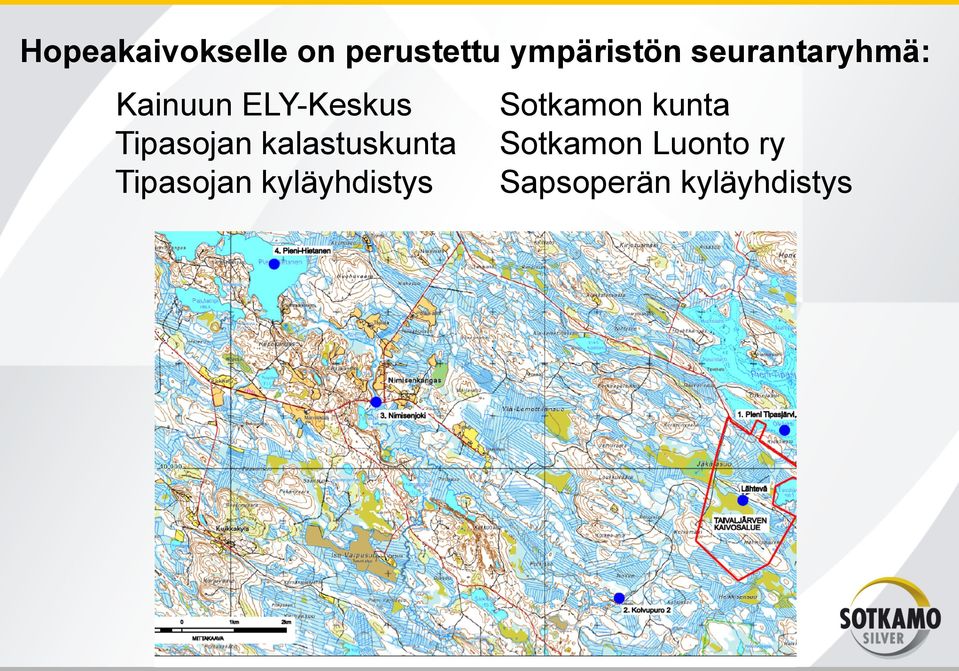 kunta Tipasojan kalastuskunta Sotkamon