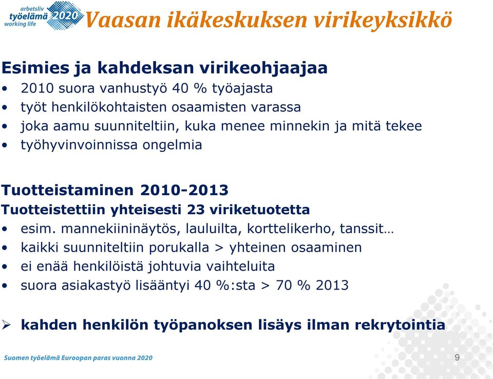 yhteisesti 23 viriketuotetta esim.