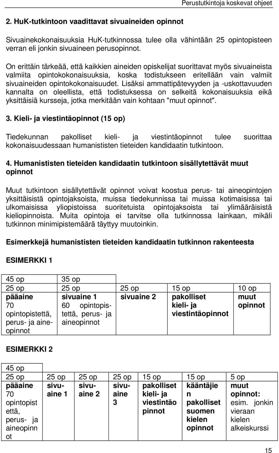 On erittäin tärkeää, että kaikkien aineiden opiskelijat suorittavat myös sivuaineista valmiita opintokokonaisuuksia, koska todistukseen eritellään vain valmiit sivuaineiden opintokokonaisuudet.