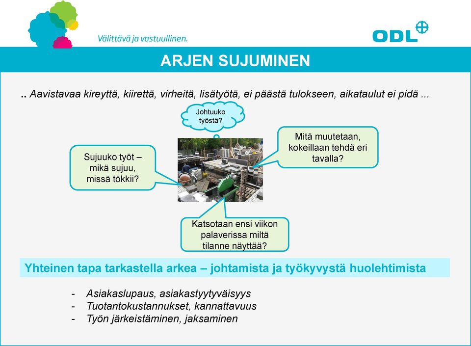 Katsotaan ensi viikon palaverissa miltä tilanne näyttää?