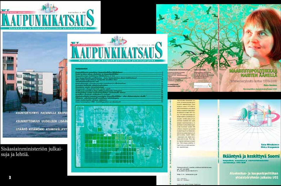 artikkeleita kehittämisen eri näkökulmista Maaseudun naisteemaryhmä www.maaseutupolitiikka.
