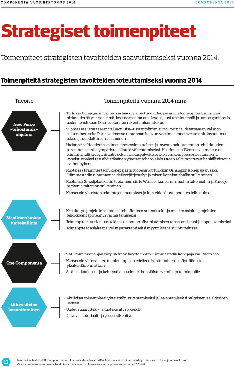 saavuttamiseksi vuonna 2014.