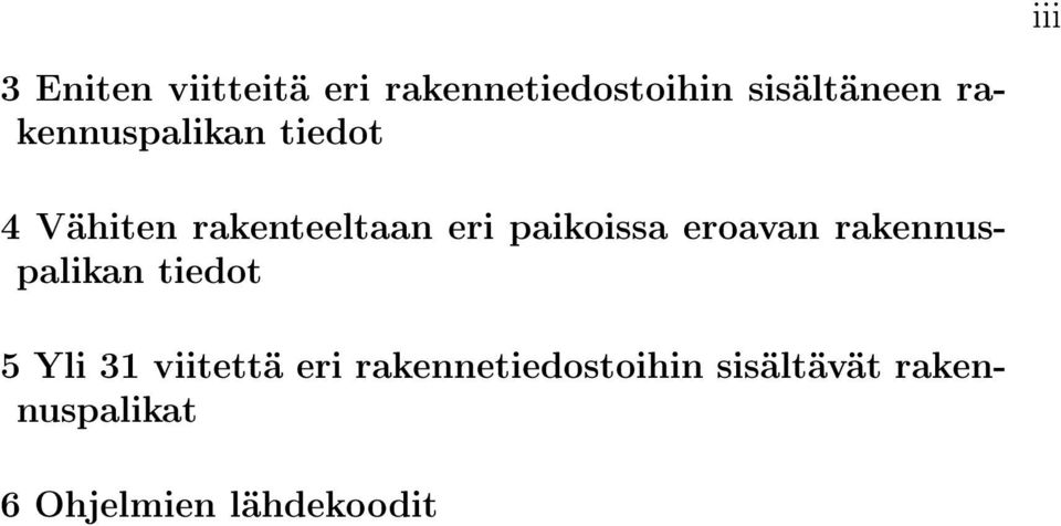 eroavan rakennuspalikan tiedot 5 Yli 31 viitettä eri