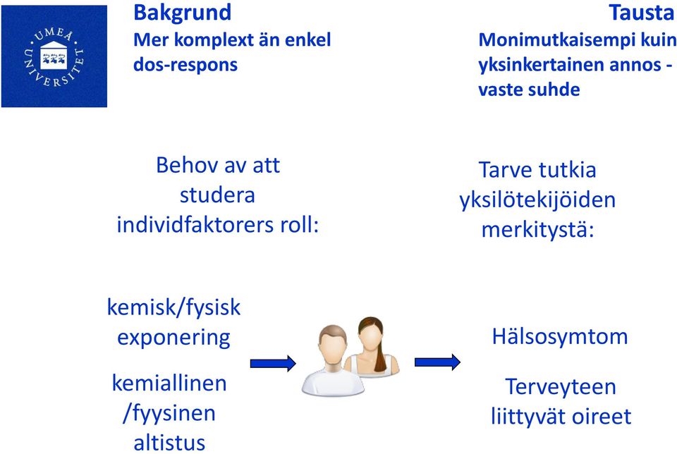 individfaktorers roll: Tarve tutkia yksilötekijöiden merkitystä: