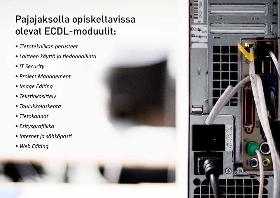 Security Project Management Image Editing Tekstinkäsittely