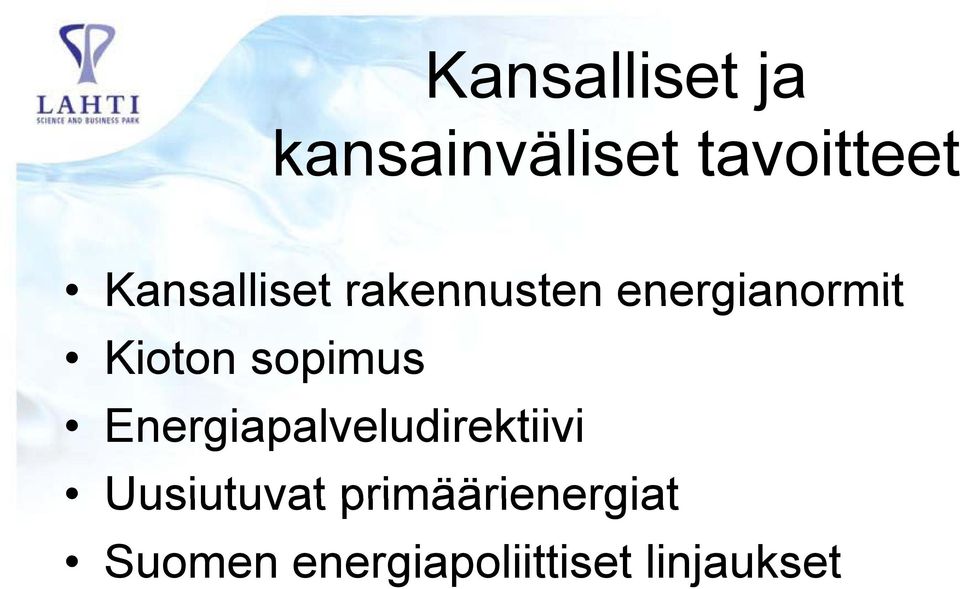 sopimus Energiapalveludirektiivi Uusiutuvat