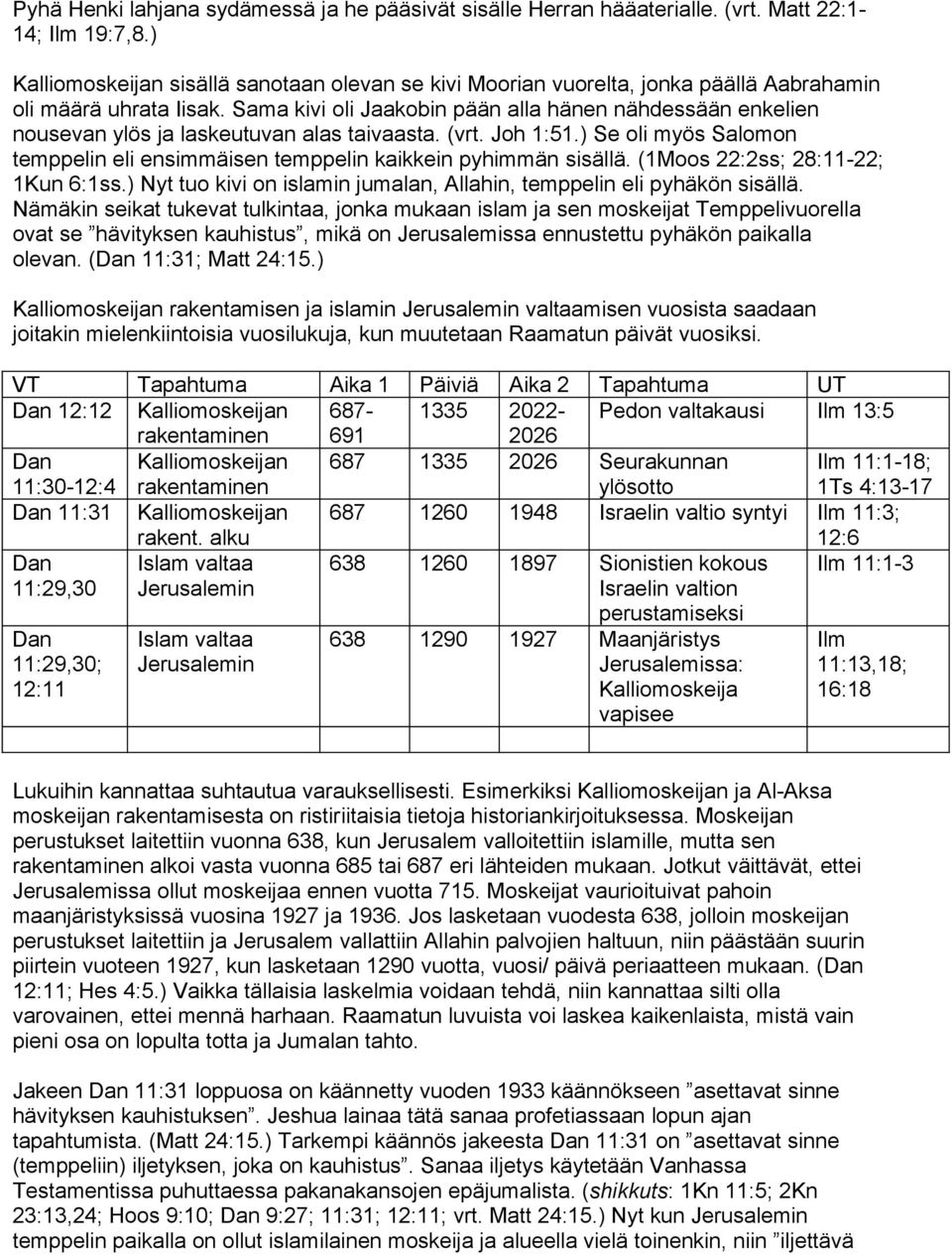 Sama kivi oli Jaakobin pään alla hänen nähdessään enkelien nousevan ylös ja laskeutuvan alas taivaasta. (vrt. Joh 1:51.