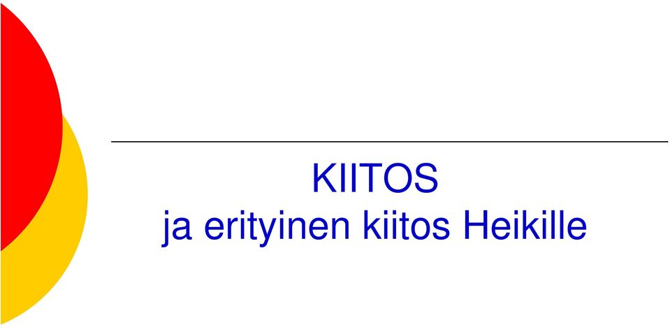 kiitos