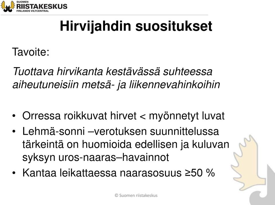 myönnetyt luvat Lehmä-sonni verotuksen suunnittelussa tärkeintä on huomioida