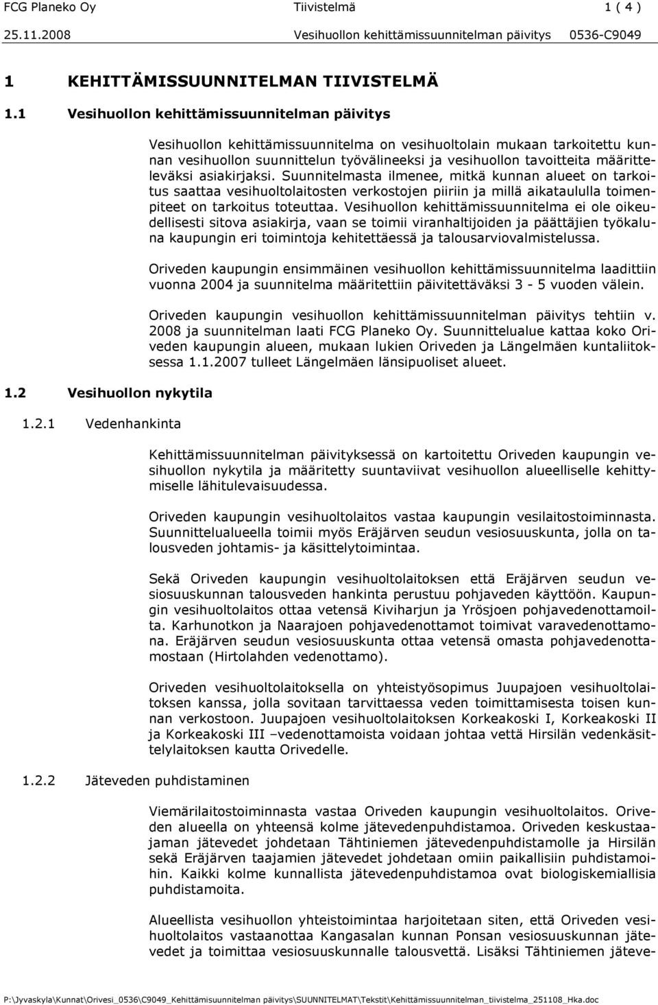 1 Vedenhankinta 1.2.