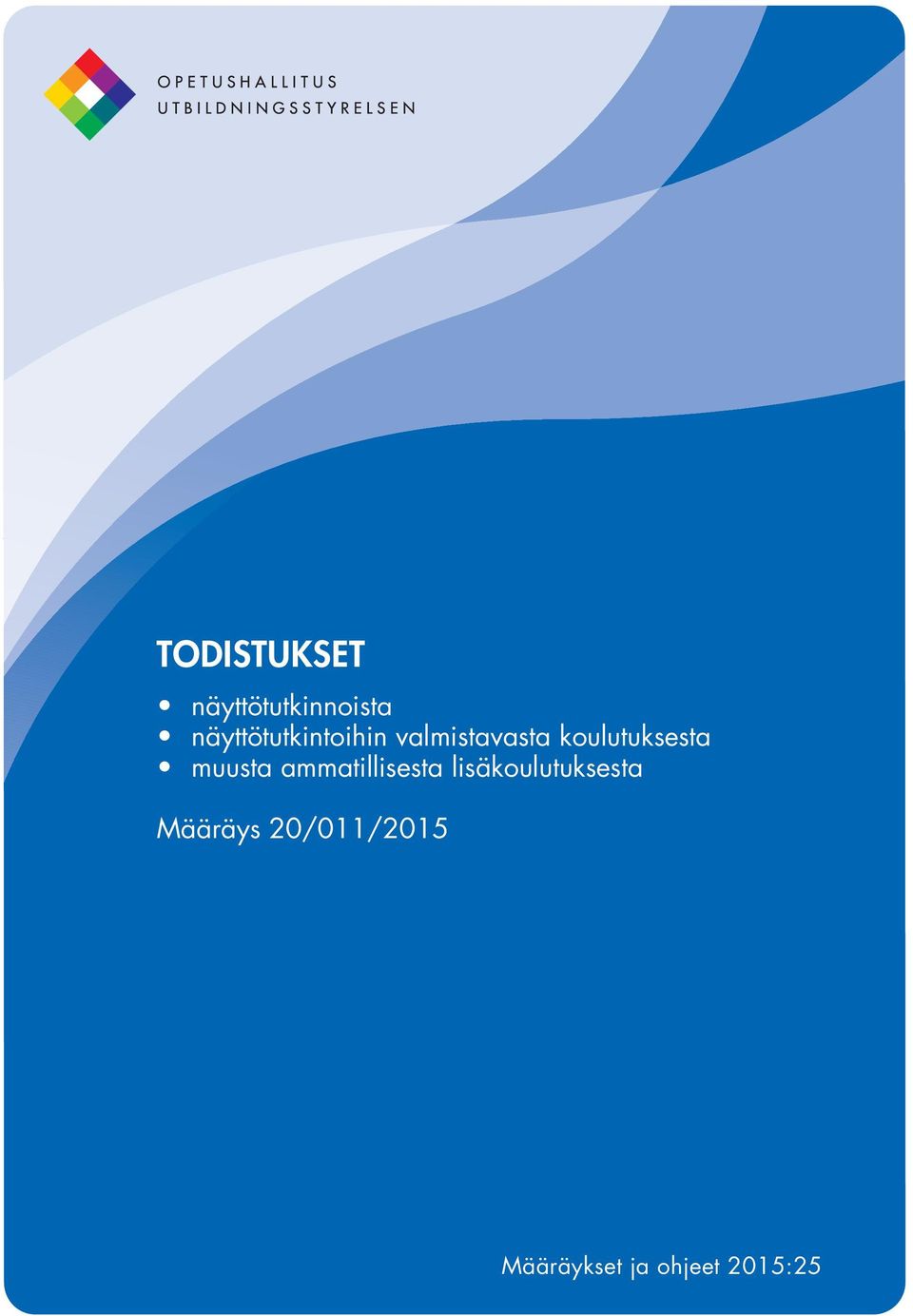 koulutuksesta muusta ammatillisesta