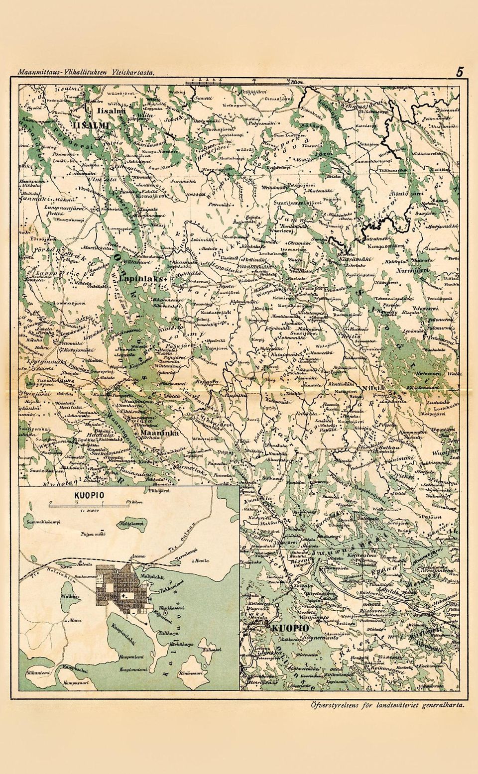 Yleiskartasta.