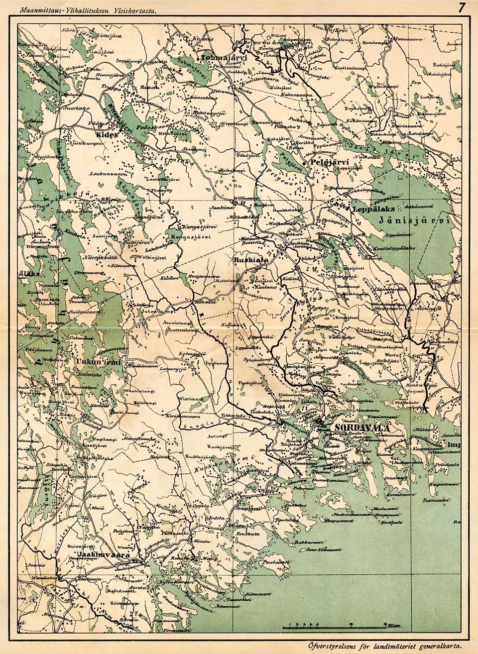 Yleiskartasta.