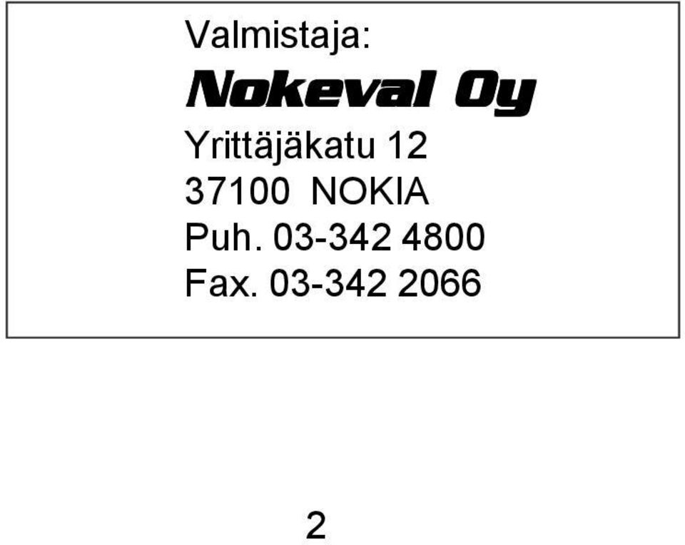 37100 NOKIA Puh.