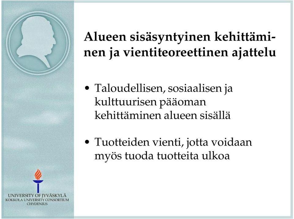 sosiaalisen ja kulttuurisen pääoman kehittäminen