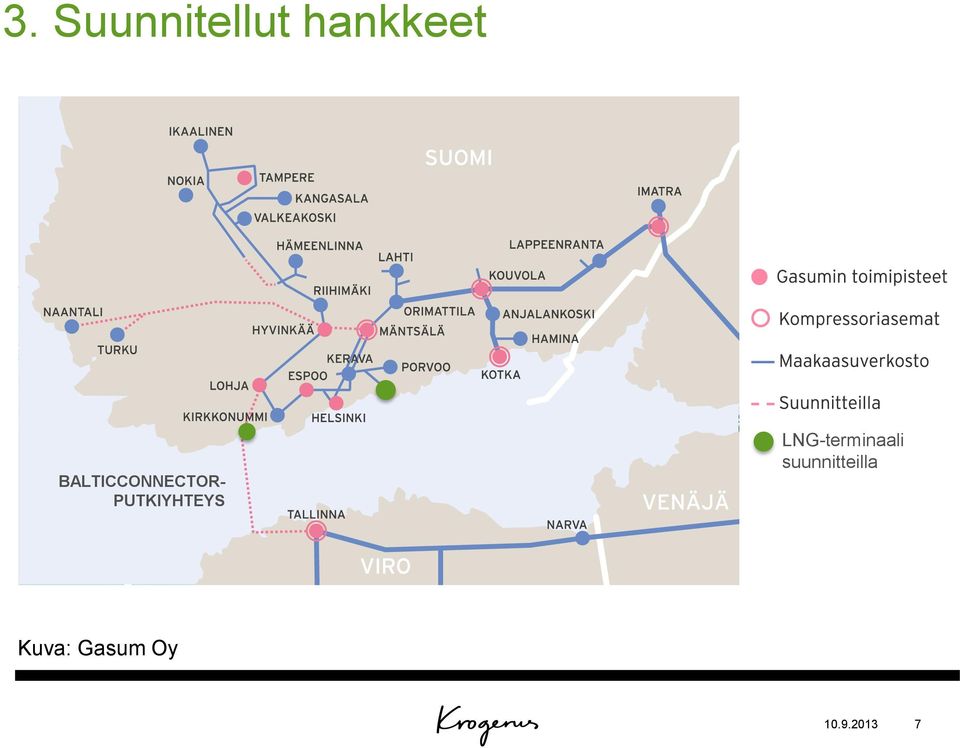 PUTKIYHTEYS LNG-terminaali