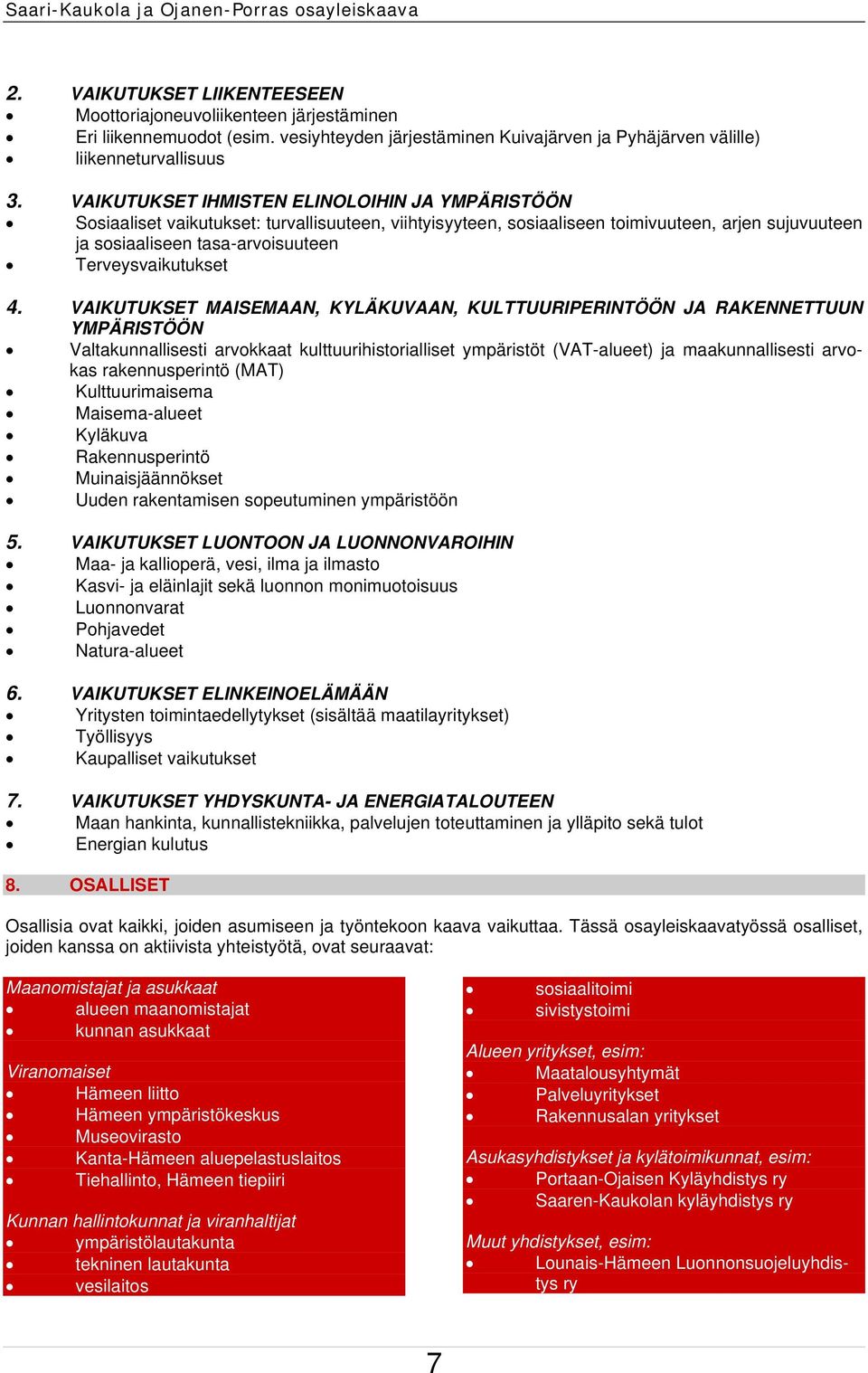 Terveysvaikutukset 4.