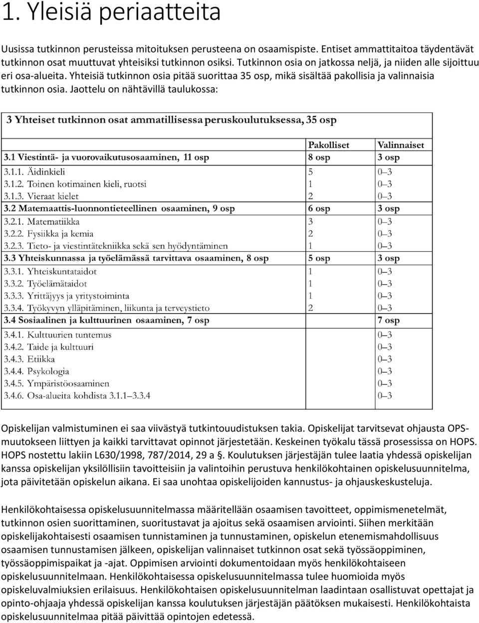 Jattelu n nähtävillä taulukssa: Opiskelijan valmistuminen ei saa viivästyä tutkintuudistuksen takia. Opiskelijat tarvitsevat hjausta OPSmuutkseen liittyen ja kaikki tarvittavat pinnt järjestetään.