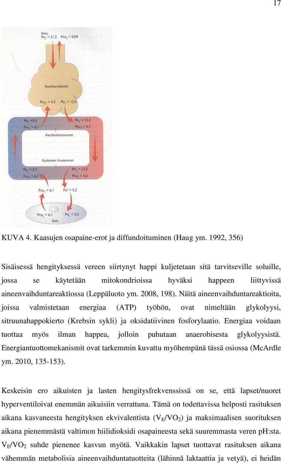 (Leppäluoto ym. 2008, 198). Näitä aineenvaihduntareaktioita, joissa valmistetaan energiaa (ATP) työhön, ovat nimeltään glykolyysi, sitruunahappokierto (Krebsin sykli) ja oksidatiivinen fosforylaatio.