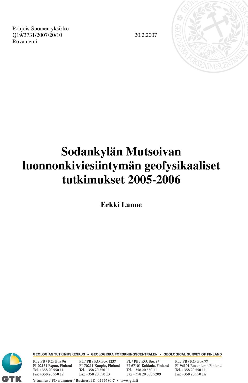 07/20/10 20.2.2007 Rovaniemi