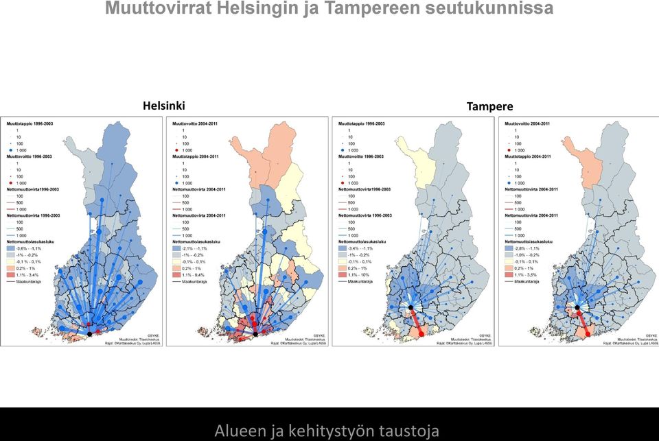 seutukunnissa Helsinki