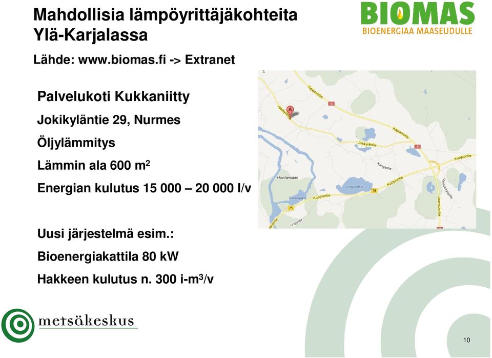 fi -> Extranet Palvelukoti Kukkaniitty Jokikyläntie 29, Nurmes