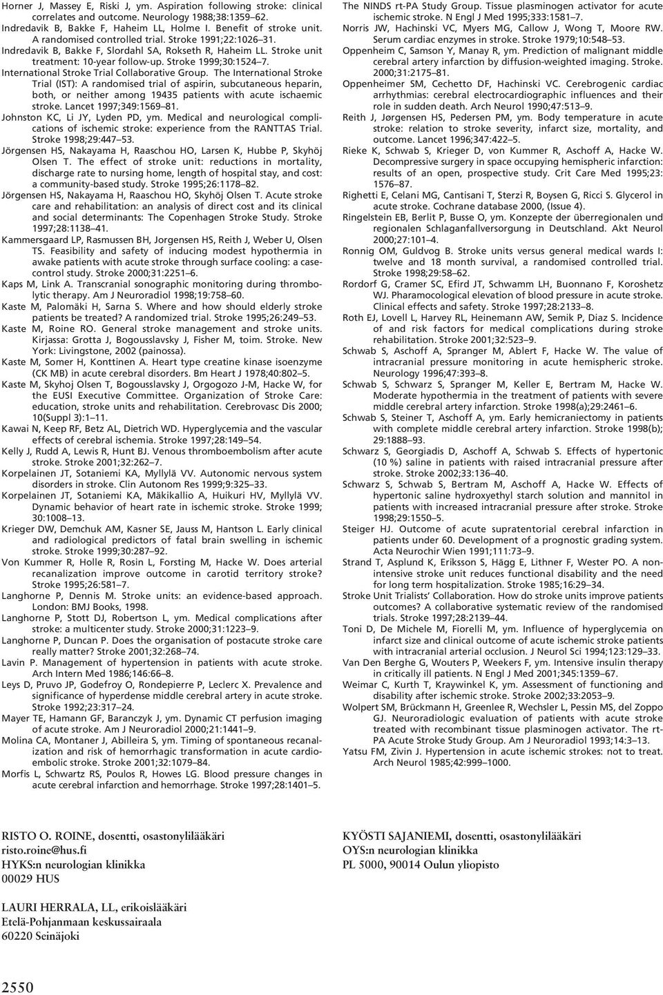 International Stroke Trial Collaborative Group.