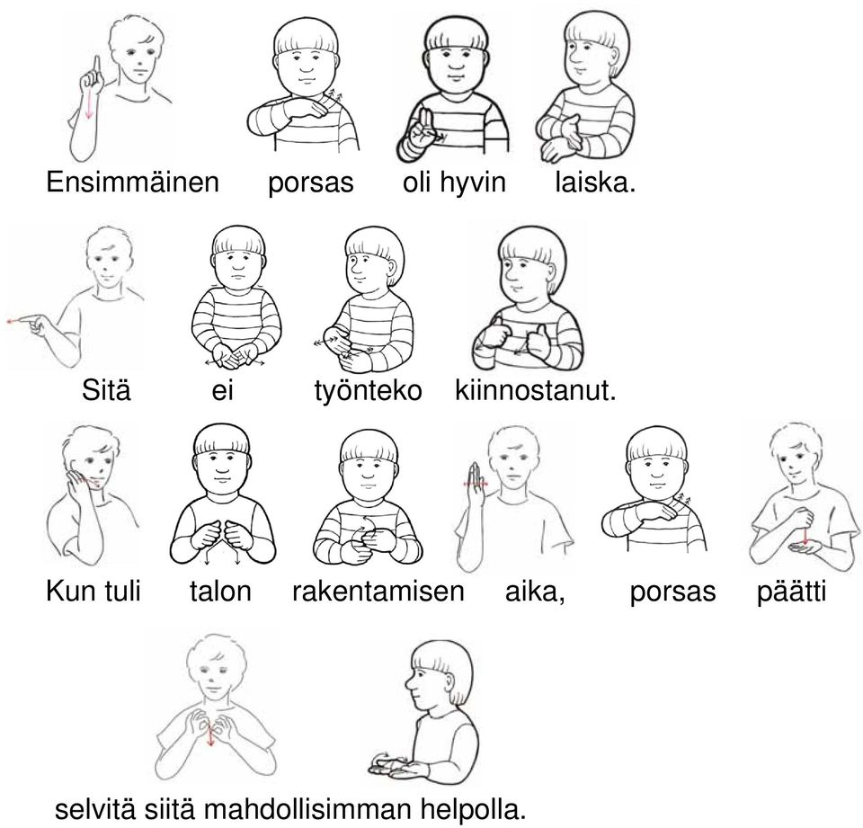 Kun tuli talon rakentamisen aika,