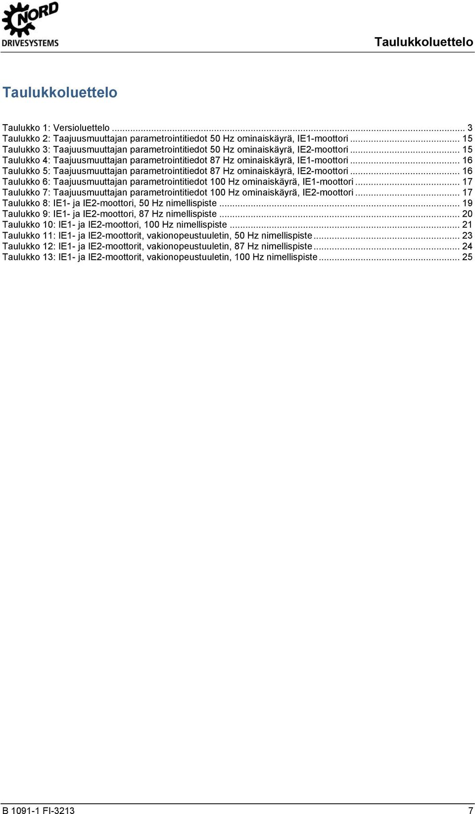 docx @ 53663 @ 1 @ 1 Taulukkoluettelo Taulukkoluettelo === Ende der Liste für Textmarke Tabellenverzeichnis === Taulukko 1: Versioluettelo.